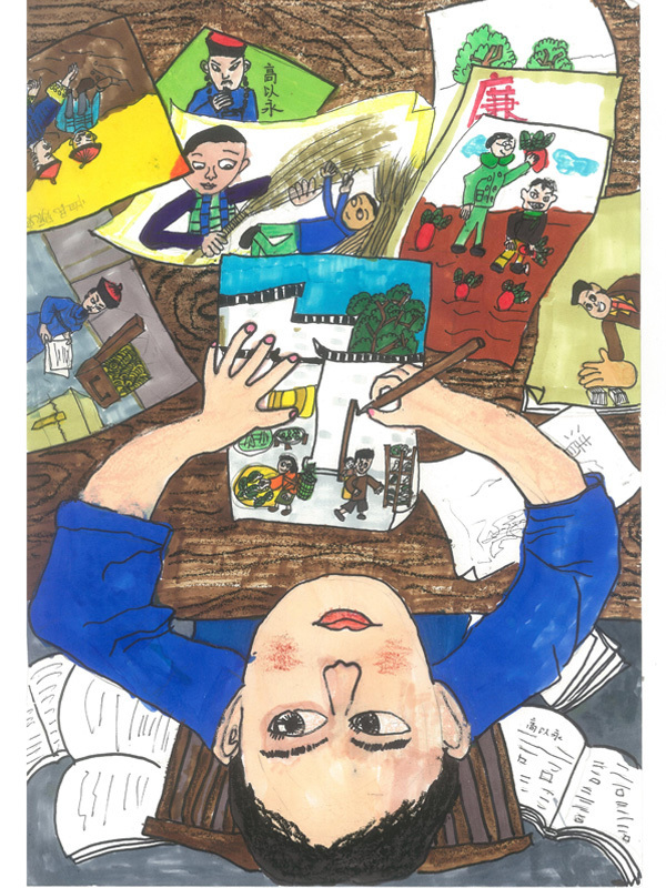 清华附中嘉兴实验bb贝博Ballbet207班范亦铖 《拿起手中的画笔》.jpg